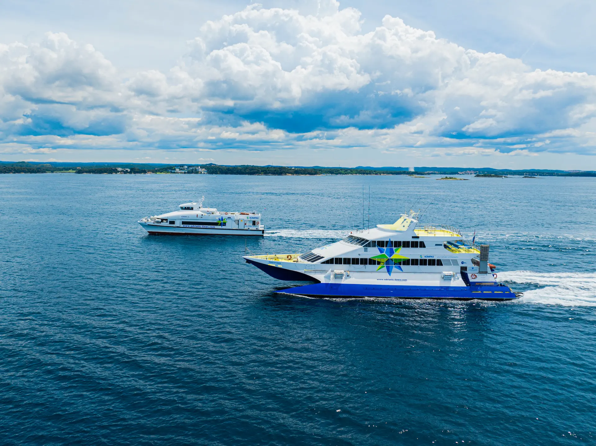 Fast ferries Prince of Venice and Anđela